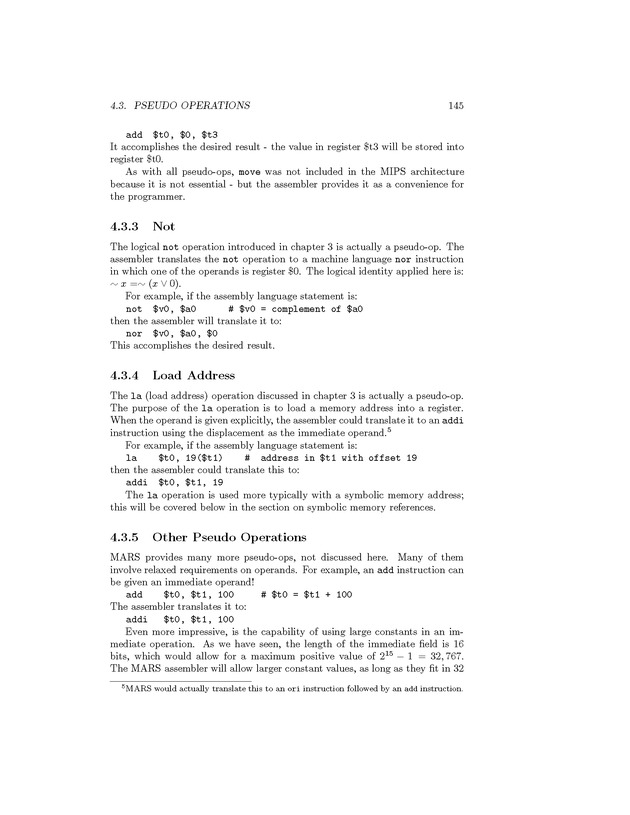 Computer Organization with MIPS - Page 145